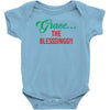 grace the blesssingg!! Baby Bodysuit