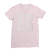 horror movie addict Ladies Fitted T-Shirt