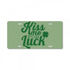 kiss me for luck License Plate