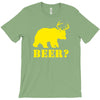 beer t shirt bear plus deer funny tee drinking college humor party shi T-Shirt