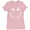 smiley halter top Ladies Fitted T-Shirt
