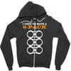 men's i used to have a 6 pack funny beer gut Zipper Hoodie