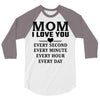 I Love You Mom 3/4 Sleeve Shirt