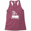 man tasking Racerback Tank