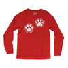 dog paws set of 2 Long Sleeve Shirts