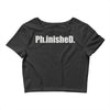 ph.inished. Crop Top