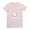 is it Unicorn Ladies Fitted T-Shirt