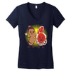 good cop bad chop Women's V-Neck T-Shirt
