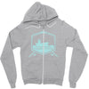 married men fishing club! Zipper Hoodie