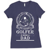 Golfer Dad Ladies Fitted T-Shirt