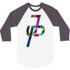 jake paul colorful 3/4 Sleeve Shirt