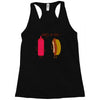 what up dog ketchup hot dog Racerback Tank
