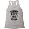 Super Cool Mom Of A Freaking Awesome Son Racerback Tank