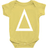 prism a triangle design graphic baseball jersey Baby Onesie