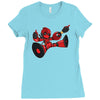 mega pool Ladies Fitted T-Shirt