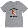 mo money mo pizzas 1 V-Neck Tee
