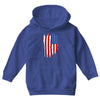 sa distress flag cool american Youth Hoodie