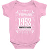 vintage made in 1952 perfectly aged a living legend Baby Bodysuit
