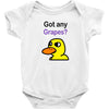 got any grapes Baby Bodysuit
