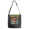 sick sad fiction Adjustable Strap Totes