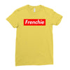 frenchie Ladies Fitted T-Shirt