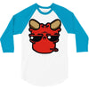 devil face 2 3/4 Sleeve Shirt