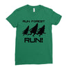 run forest run Ladies Fitted T-Shirt