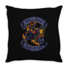 skull rider Throw Pillow