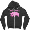 make pork trending Zipper Hoodie