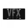 vfx License Plate
