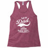 New Dad 2018 Rokie Dept. Racerback Tank