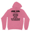 Super June Girl Unisex Hoodie