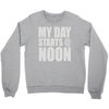 my day starts at noon Crewneck Sweatshirt