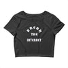 break the internet tie dye girls muscle top Crop Top