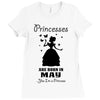 Princesses Are Born In May Ladies Fitted T-Shirt