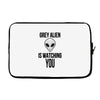 grey alien Laptop sleeve