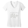 original blood type ipa positive craft beer Women's V-Neck T-Shirt