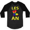 gay pride parade lgbt lesbian gay bi trans queer pan light 3/4 Sleeve Shirt