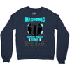 mechanic droppin panties singe Crewneck Sweatshirt