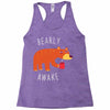 bearly awake Racerback Tank