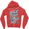positive thinking Zipper Hoodie