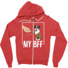 my bff Zipper Hoodie