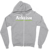 atheism funny retro religion jesus christ believer comic god Zipper Hoodie