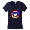 i am not gay, i just like rainbows Women's V-Neck T-Shirt
