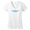 jensen retro classic car company logo driving interceptor motors badge Women's V-Neck T-Shirt
