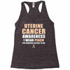 Uterine Cancer Awareness I Wear Peach For Some Special To Me Racerback Tank