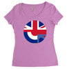 mod union jack, ideal gift, birthday present Women's Triblend Scoop T-shirt
