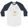 no suggestions please 3/4 Sleeve Shirt