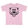 angry bear head Toddler T-shirt