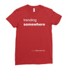 trending somewhere Ladies Fitted T-Shirt